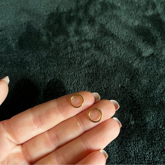 Surgical Steel mini hoops - Picture 2 of 2
